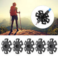 【Special Price】10 pcs Alpenstock เดินป่าเสาอุปกรณ์เสริมยาง 85 มม.หิมะสนับสนุนโคลนถาด Black