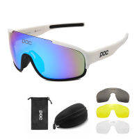 POC CRAVE Men Women Mountain Bicycle MTB Cycle Eyewear 4 Lenses Set Cycling Glasses Bike Sport Sunglasses