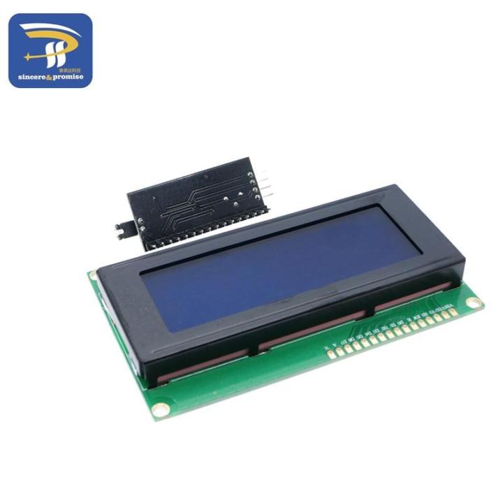 2023-hot-baoqingli0370336-2004-20x4-2004a-หน้าจอสีฟ้าชุด-hd44780สำหรับ-arduino-diy-อักขระ-lcd-w-iic-i2c-โมดูลสายเชื่อมต่ออนุกรม