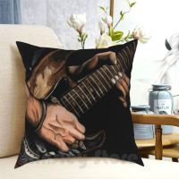 【CW】 Stevie Vaughn Printed Soft Srv Portrait Music Notes Guitarist Mens