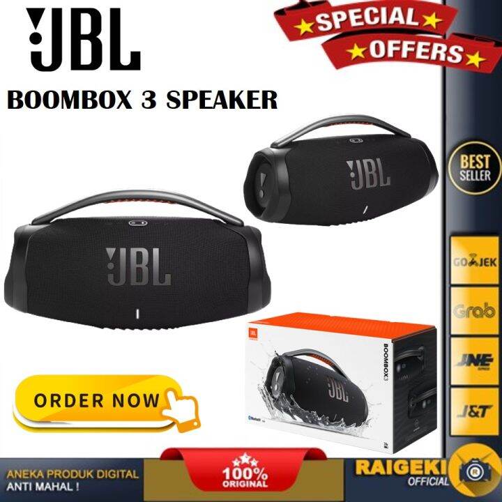 JBL Boombox 3 Boombox3 Wireless Outdoor Bluetooth Speaker Original ...