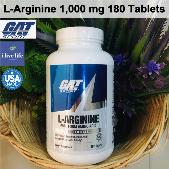 แอลอาร์จินีน-l-arginine-1-000mg-plus-calcium-180-tablets-gat-อาร์จินีน-แอล-อาร์จีนีน