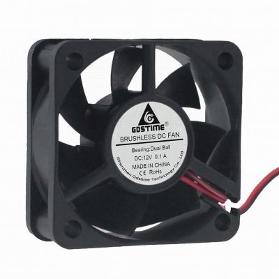 5Pcs Gdstime 50mm 12V 5020 50x50x20mm 5cm Ball Bearing 2Pin  Cooler Radiator Brushless DC CPU Cooling Fan Cooling Fans