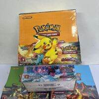 อะนิเมะ 360 Pokemon Card Box ดวงอาทิตย์และดวงจันทร์วิวัฒนาการ Booster Box เย็นการปกครองสหราชอาณาจักร Pikachu เกมการ์ดของเล่นสำหรับเด็ก