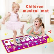 100x36cm Musical Mat Keyboard Piano Play Mat With 8 Animals Sounds Music