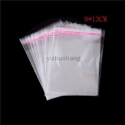 yizhuoliang 100ชิ้น/ถุง OPP ซีลใสเครื่องประดับพลาสติกแบบมีกาวในตัวถุงบรรจุที่บ้าน