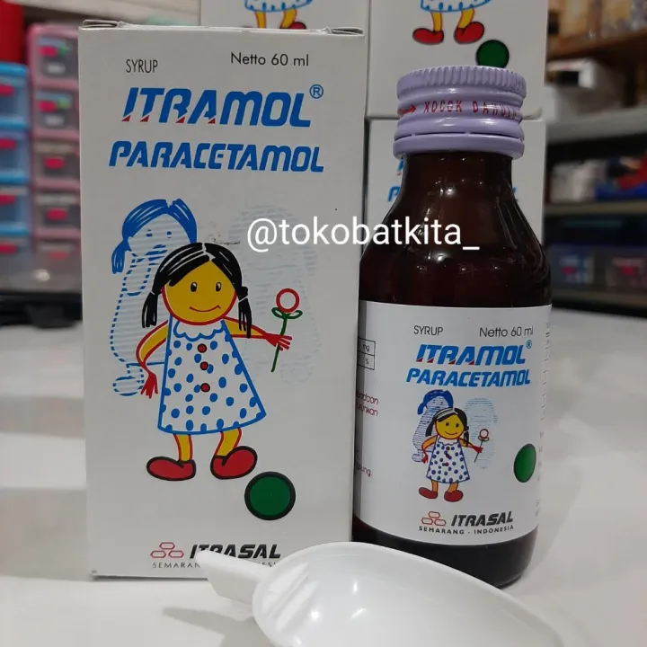 ITRAMOL ITRASAL / SIRUP PENURUN DEMAM / PANAS NYERI 012TAHUN / BAYI