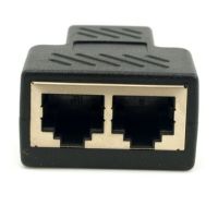 1ถึง2ทางเครือข่ายสาย LAN Cat6อีเทอร์เน็ตตัวเมีย RJ45อะแดปเตอร์ตัวเชื่อมต่อตัวแยก Cat7ตัวเชื่อมต่อ5e อะแดปเตอร์สวิตช์ Coupler