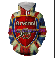 （xzx  31th）  (all in stock xzx180305)Arsenal English Premier League 3D full printing High quality customizable 2023 new Hoodie 49