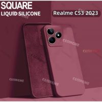 Realme ฝาครอบเนื้อนิ่ม TPU ซิลิโคนกันกระแทกสำหรับ Realme C53 C53 C55 C33 C30 C35 C30s C 53 53C RealmeC53 Realmi C53 4G 5G ฝาหลังป้องกันเลนส์กล้องเคสโทรศัพท์