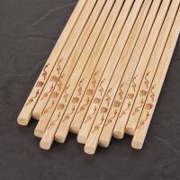 ETX5 Pairs Natural Bamboo Wood Chopsticks Fish Healthy Chinese Reusable Kitchen Sushi Food Stick Tableware Sushi Chopstick