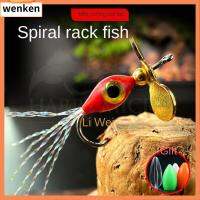 WENKEN ตัวช่วยในการหล่อ Fly Fishing Wire line Group Kit ตะขอแบบมีเงี่ยง นาโนฟลาย เลื่อมเมล็ดแตงโม ของใหม่ 10 # เลื่อมสายตกปลา ตกปลาบินตกปลา