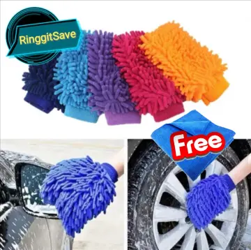 Clay Mitt Car Detailing Towel Quickly Removes Debris from Paint