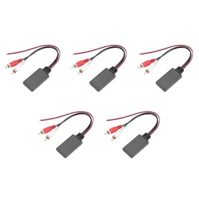 5X Car Universal Wireless Bluetooth Module Music Adapter Rca Aux Audio Cable