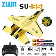 Su35 Máy bay điều khiển từ xa 2.4G Với đèn LED Máy bay điều khiển từ xa