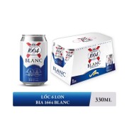 Siêu thị WinMart -Lốc 6 lon Bia Blanc 330ml