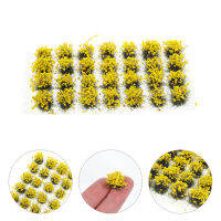 PickEgg 1 กล่อง DIY Miniature Flower Cluster กลุ่มพืชพรรณดอกไม้ปลอมสำหรับภูมิทัศน์ทางรถไฟ