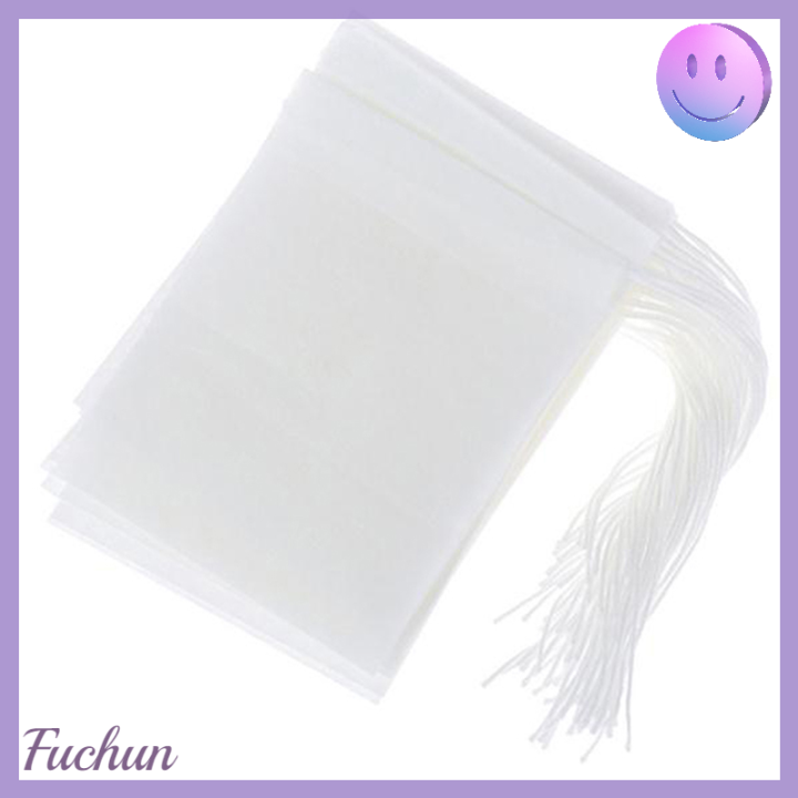 fuchun-ถุงกระดาษกรองถุงชาสำหรับชาสมุนไพร-100ชิ้น-ล็อต