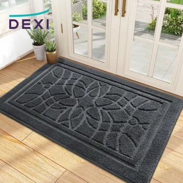 Dexi Anti-Slip Kitchen Mat Solid Color Area Rug Entrance Doormat