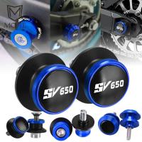 รถจักรยานยนต์6MM Swingarm Spools ขาตั้งสกรู Swingarm Slider สำหรับ Suzuki SV650 SV 650 1999 2000 2001 2002 2003 2004 2005 2006-2016