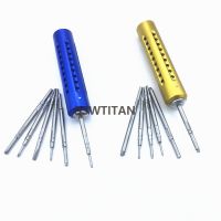 2Pc/Set Bone Screwdriver Sets Hex/Star Quick Coupling Handle Veterinary Orthopedic Instrument