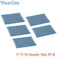 【YF】✢✓  5pcs/lot 5x7cm Side Prototype PCB Board 5x7cm Printed Circuit Experimental Plate 50x70mm 50x70mm