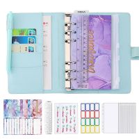 A6 Binder Hand Ledger Color Imitation Gold Pattern Notebook Durable And Wear-Resistant Money Saving Binder For Budgeting