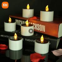 XIAOMI Solar Candle Lamp LED Candles Flameless Lights Electronic Waterproof Environmental Tea Lights For Outdoor Home Decoration