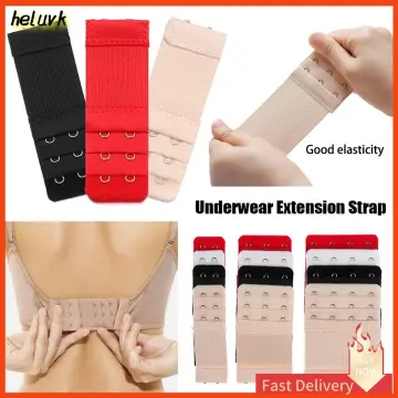 10 Pcs Bra Extender Strap Extender Hooks Replacement Elastic Lingerie Bra  Strap 1 2 3 4 Hooks