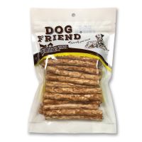 DGO ขนมสุนัข Dog Friend สติ๊กนิ่มสอดไส้ไก่ กลิ่นตับ 450g x 1 แพค ขนมหมา  อาหารสุนัข