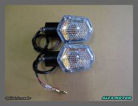 YAMAHA ZOOMER-X year 2012-2015 AMSX125 FRONT &amp; REAR TURN SIGNAL "CLEAR" SET #ไฟเลี้ยวหน้า-หลัง (ใส) สินค้าคุณภาพดี