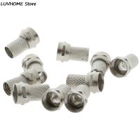 10Pcs Hot 75 5 F Connector Screw On Type For RG6 Satellite TV Antenna Coax Cable Dropshipping