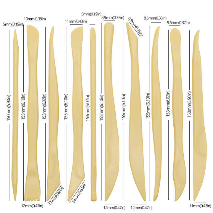 10ชุด-ukiran-kraf-kayu-tanah-liat-ukiran-pisau-tembikar-mengasah-pemodelan-เครื่องมือเครื่องปั้นดินเผาเล็กๆน้อยๆ