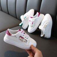 COD DSFGRTUTYIII Fashion Children Girls Casual Shoes Kids Students Sneakers for girl Leatherette Soft Anti-slip Bottom