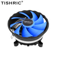 TISHRIC CPU Cooler พัดลมระบายความร้อน 3Pin PWM PC Processor Cooler สำหรับ Intel LGA 1700 1200 1150 1151 AMD AM3 AM4-kxodc9393