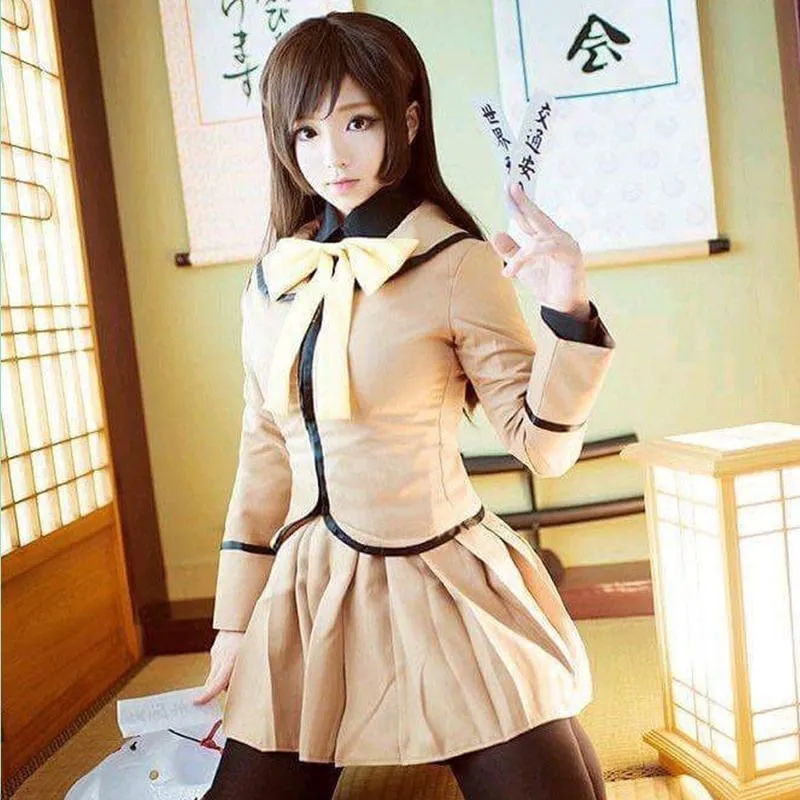 Kamisama Kiss Nanami Momozono Girl Yellow Suit Uniform Anime Cosplay  Costumes