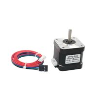 ‘；【= 42 Stepper Motor Nema 17 4-Lead 42BYGH 1.7A (17HS4401S) With 4 Pin Dupont Cable Part For CNC XYZ 3D Printers Parts Accessories