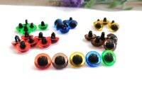 【cw】 50pcs/lot new  9mm/10.5mm/12mm/13.5/15mm red/green/blue/yellow/brown diy handscrew safety button toy eyes -size option