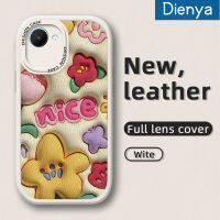 Dienya เคสสำหรับ Realme C30 C30s Narzo 50i ไพรม์เคสลายดอกไม้สวยงามเคสมือถือกันกระแทกเคสใส่โทรศัพท์หนังซิลิโคนนิ่มป้องกันการตกพร้อมกับเคสป้องกันกล้องเลนส์คลุมทั้งหมด