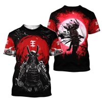 2023ใหม่ uninisex Tops สวย SAMURAI TATTOO ปลาคาร์พตกปลา3D พิมพ์ผู้ชาย T เสื้อแฟชั่นฤดูร้อน Harajuku สั้น s. เสื้อยืด leeve