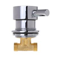 G1/2 Hot Cold Water Mixing Valve Thermostatic Mixer Two In One Out Faucet For Shower Room