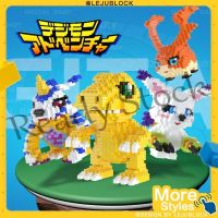 【hot sale】 ✔✽ B02 [LEJUBLOCK]Digimon Adventure building blocks Pokemon nano block agumon garurumon doll gerymon Jigsaw puzzle toys for boys birthday gift for boyfriend Pikachu figure Dinosaur model moc Hadiah mainan budak lelaki