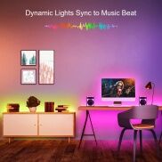 Dây Đèn Led 5050 RGB Thay Đổi Màu Sắc Kèm Điều Khiển bluetooth Tiện Dụng