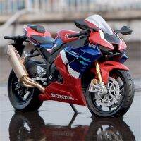 1:12 HONDA CBR 1000RR-R ใบมีดอัลลอยด์สำหรับแข่งรถมอเตอร์ไซค์แบบจำลองถนนรถมอเตอร์ไซด์จำลองของขวัญของเล่นสำหรับเด็ก