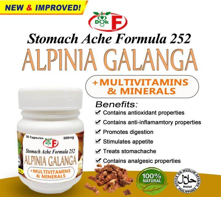 STOMACH ACHE FORMULA 252 ALPINIA CAPSULES (MAIN) Lazada PH
