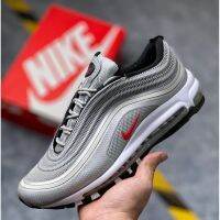 2023 Hot Sale 【Original】 NK*Ar*Max-97 U L 17 PRM Ar* Cushion Grey Running Shoes For Men &amp; Women {Free Shipping}