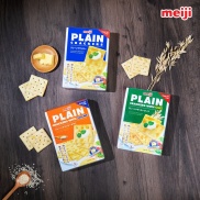 COMBO 5 HỘP Bánh Lạc MEIJI Plain Crackers 104g