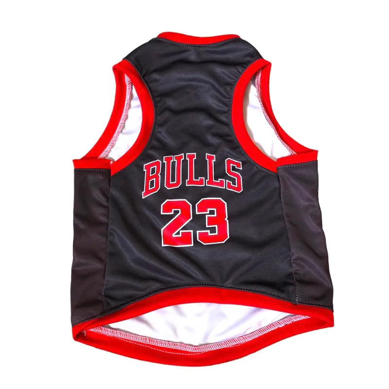 Red Basketball Dog Jersey, Basketball Dog Jersey