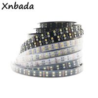 2021Double Row RGB LED Strip Waterproof 5050 120LEDsm 5M DC12V 24V RGB RGBW RGBWW White Warm White LED Light Flexible Neon Tape