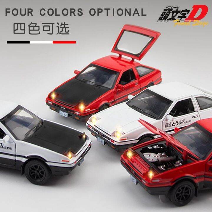 2023-ส่วนหัวของข้อความ-d-โตโยต้า-ae86-โมเดลรถโลหะผสมเทียม-fujiwara-takumi-รถสปอร์ตโลหะรุ่นเด็กผู้ชายของเล่นแข่งรถ